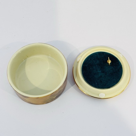 Lenox 1995 Cherubs in the Clouds Music Trinket Box Fine Porcelain LNC Working - Picture 2 of 6